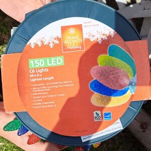 Home Accents Holiday 150 LED C6 Multi-Color String Lights